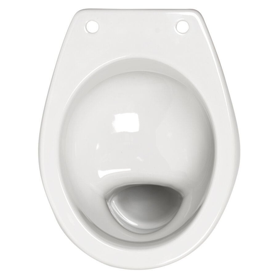 Toiletpot Plieger Brussel Vlakspoel Zonder Bril Wit