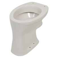 Toiletpot Plieger Brussel Vlakspoel Zonder Bril Wit