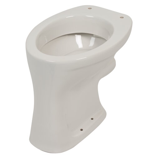 Toiletpot Plieger Brussel Vlakspoel Zonder Bril Wit 