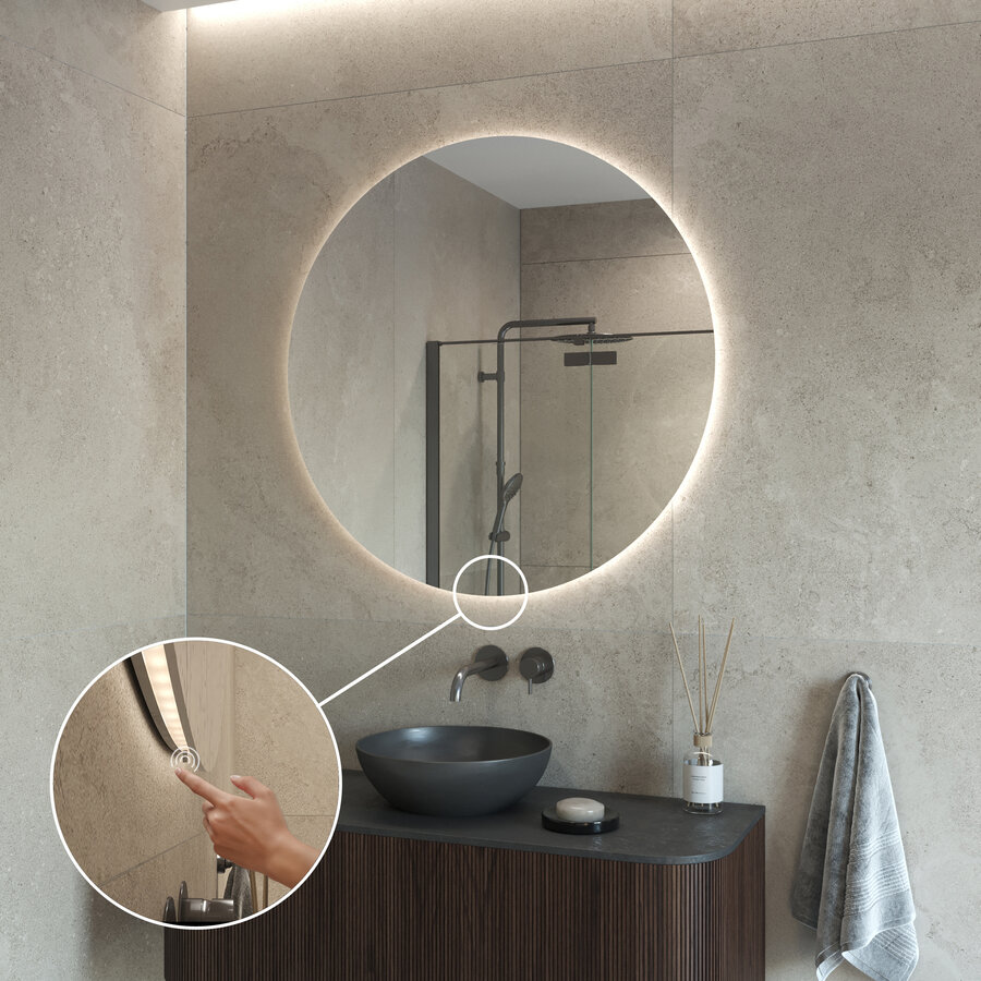 Spiegel BWS Archa Organisch LED Verlichting (ALLE MATEN)