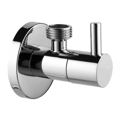 Hoekstopkraan AquaSplash Colorato 1/2x1/2 Chroom 