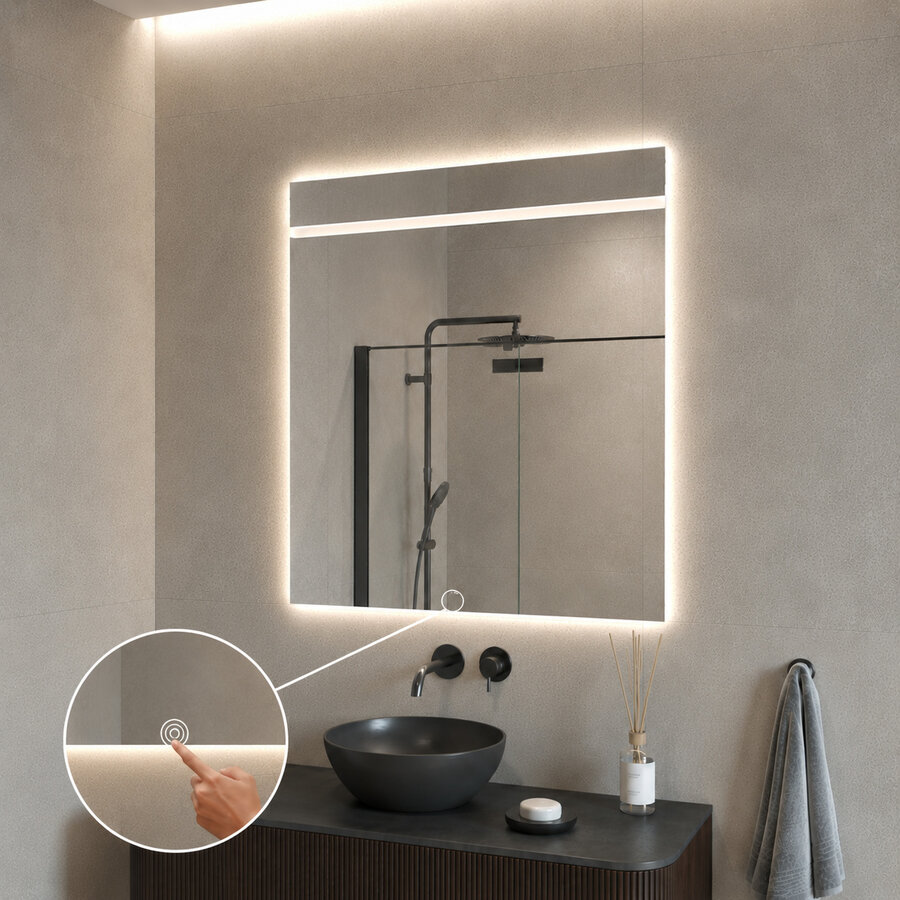 Badkamerspiegel LED BWS Spark (ALLE MATEN)