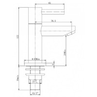 Mini Chepri Fonteinset Compleet 36X18X9 Cm Links/Rechts Wit