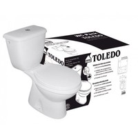 Compleet Toledo duoblok staande toilet van keramiek
