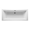 Aqua Splash Ligbad Duo Saturnus Inbouw 180X80X49 Cm Wit