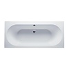 Aqua Splash Ligbad Duo Wodan Inbouw 190X90X50 Cm Wit