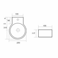 Fonteinset Sun One Pack Rond 16X30 Cm