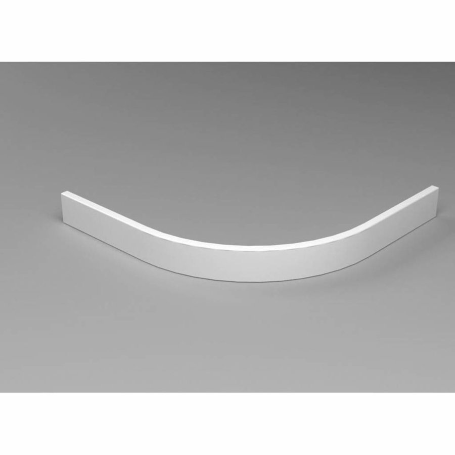 Douchebak Acryl 1/4 10 cm Hoog Rond 90X90 Wit