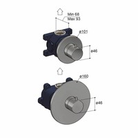 Buddy Inbouw Thermostaat Met Stopkraan 012