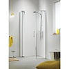 Get Wet by Sealskin 5-Hoek Douchecabine Custom Rechts 90X90Cm Zilver Hoogglans Helder Glas