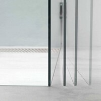 Swingdeur 'I Am' 100X200 Cm Chroom/Zilver Antikalk (Voor Comb. Zijwand)