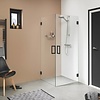 Sealskin Swingdeur 'I Am' 100X200 Cm Mat Zwart Helder + Antikalk