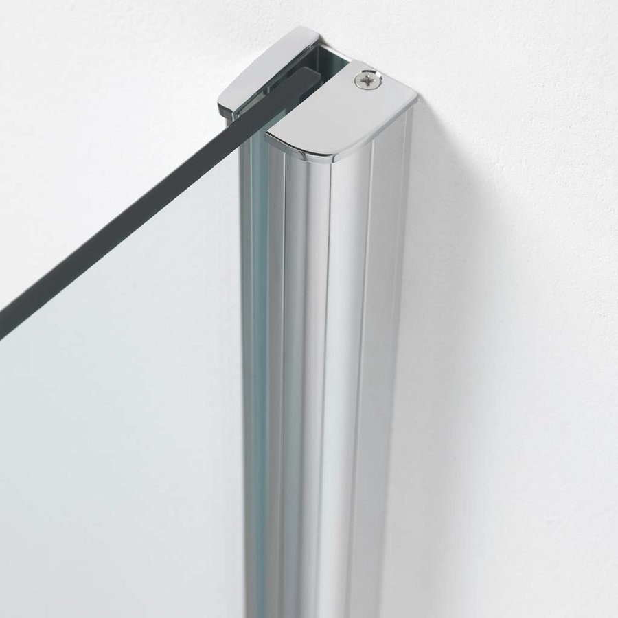 Inloopdouche Impact Type A1 90X195 Cm Chroom/Zilver Helder Glas