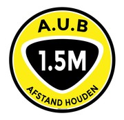 Arbowinkel Vloermarkering sticker 1,5 meter afstand houden