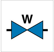 Arbowinkel Waterafsluiter sticker