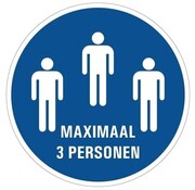 Maximaal 3 personen