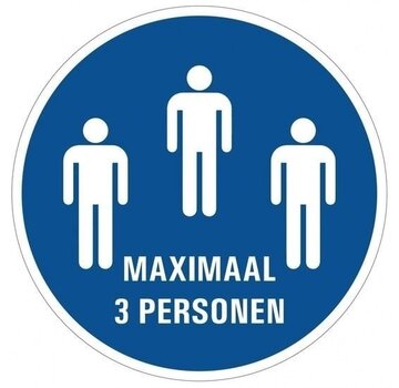 Maximaal 3 personen