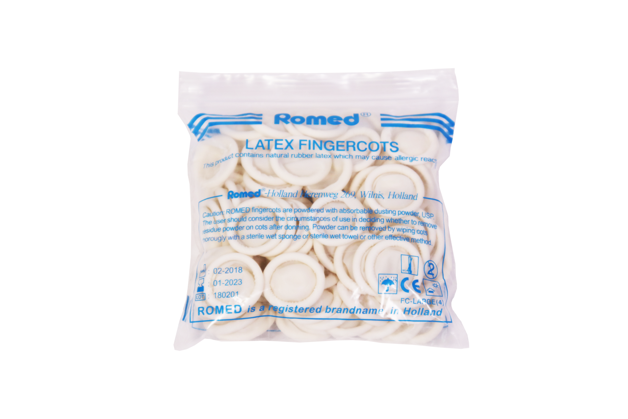 Vingercondooms latex zak (100 stuks) - Vingercondoom
