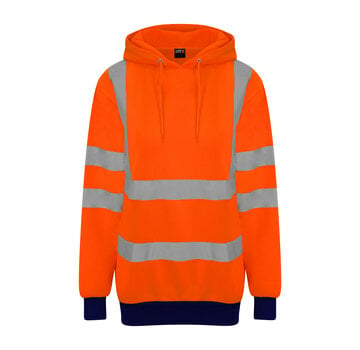 Reflecterende hoodie oranje