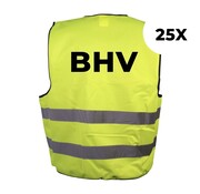 Arbowinkel BHV hesje geel - 25 hesjes