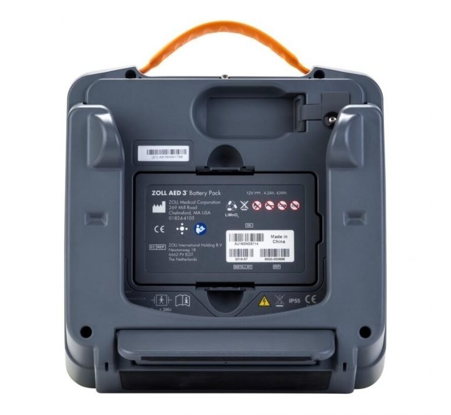 Zoll AED 3 reanimatieprotocol voor kinderen en volwassenen