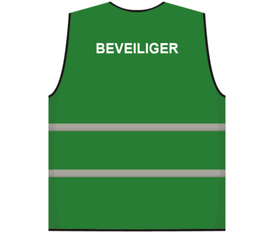 Beveiliger hesje groen
