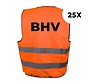 BHV hesje oranje - 25 hesjes