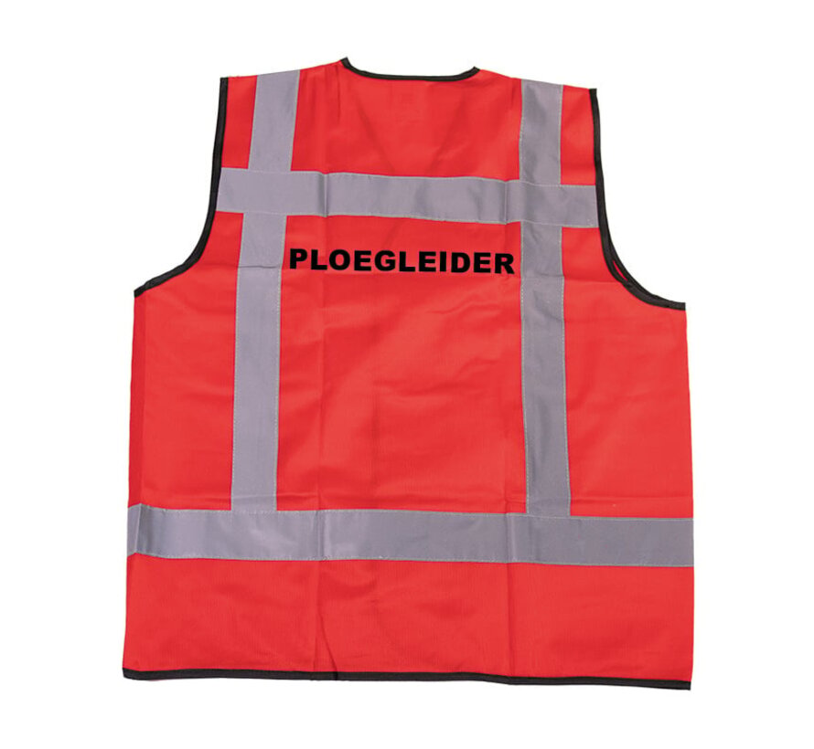 RWS veiligheidsvest ploegleider rood