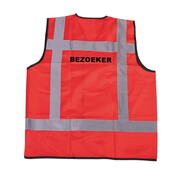 Arbowinkel RWS veiligheidsvest bezoeker rood
