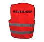 Beveiliger hesje rood