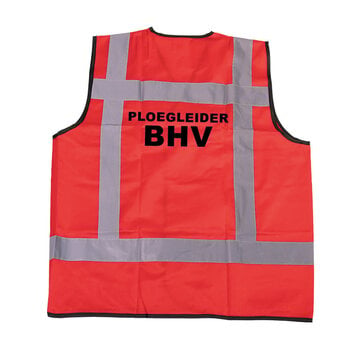 Arbowinkel RWS veiligheidsvest ploegleider BHV rood