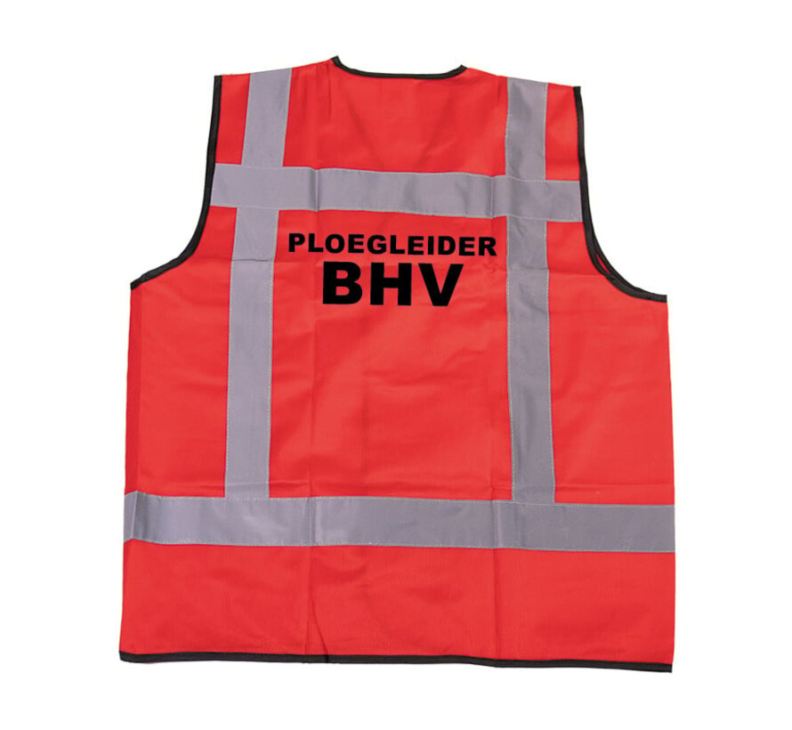 RWS veiligheidsvest ploegleider BHV rood