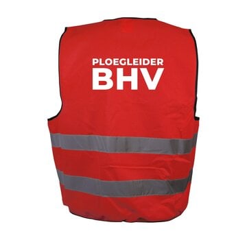 Arbowinkel Ploegleider BHV hesje rood