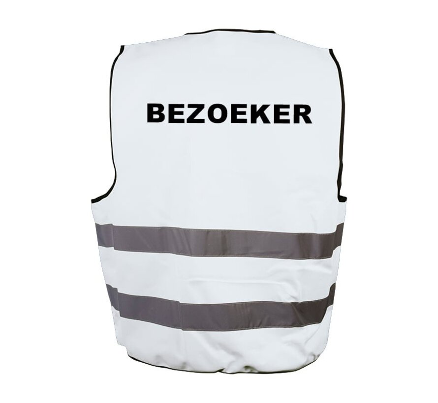 Bezoeker hesje wit