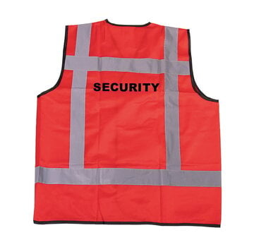 Arbowinkel RWS veiligheidsvest security rood