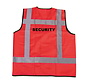 RWS veiligheidsvest security rood