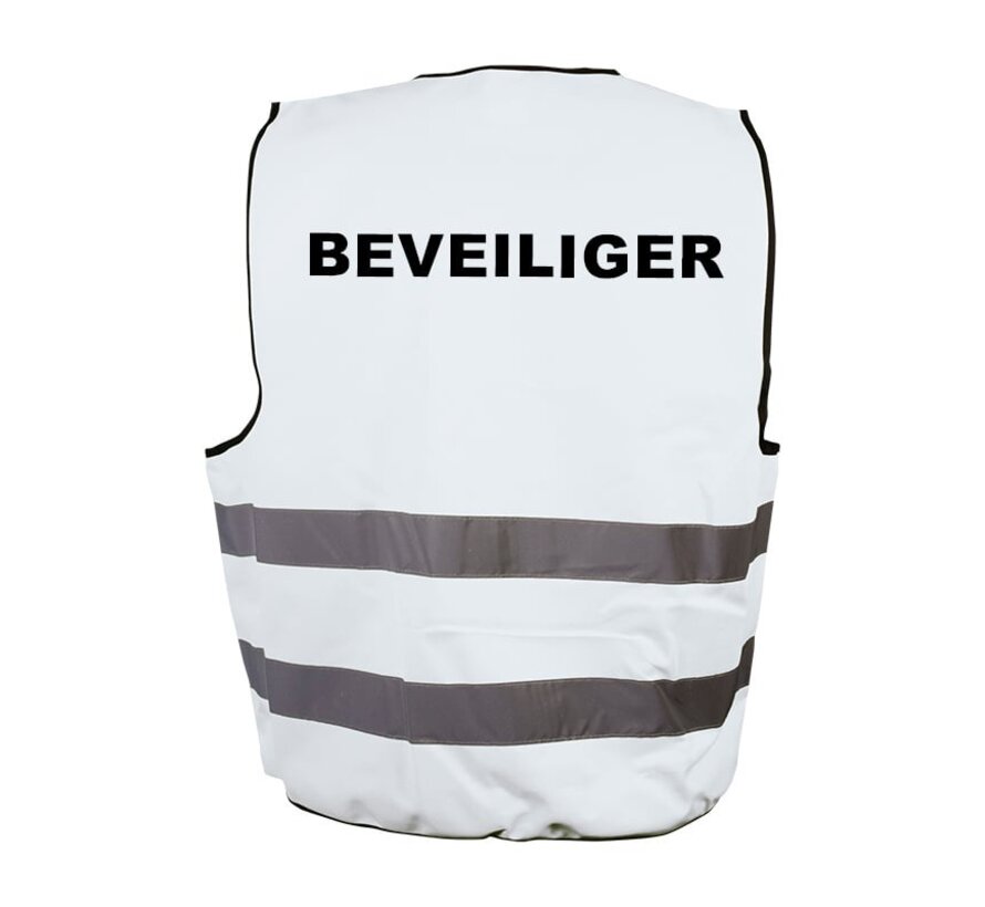 Beveiliger hesje wit