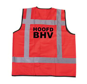 Arbowinkel RWS veiligheidsvest hoofd BHV rood