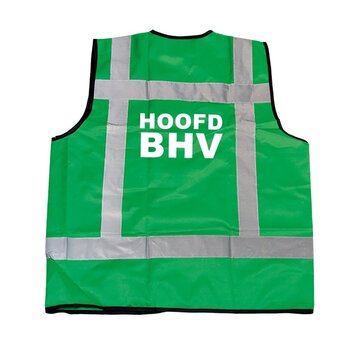 Arbowinkel RWS veiligheidsvest hoofd BHV groen