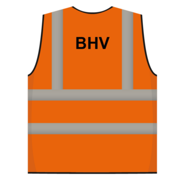 Arbowinkel RWS veiligheidsvest BHV oranje