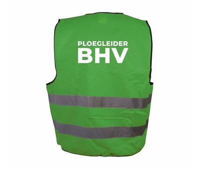 Arbowinkel Ploegleider BHV hesje groen