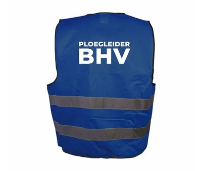 Arbowinkel Ploegleider BHV hesje blauw