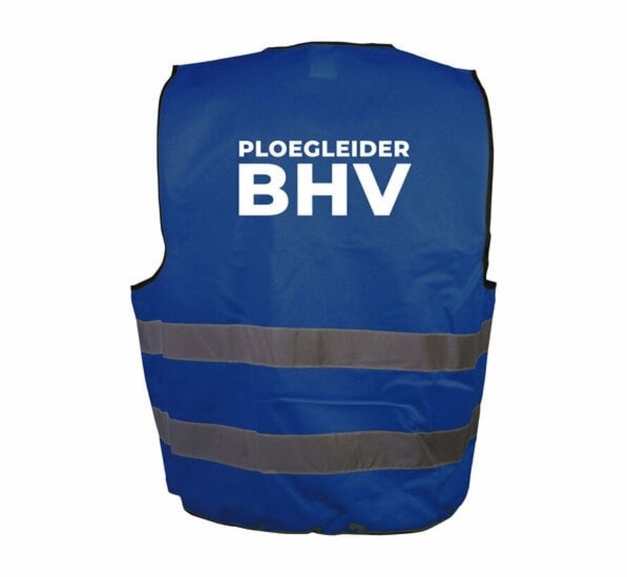 Ploegleider BHV hesje blauw