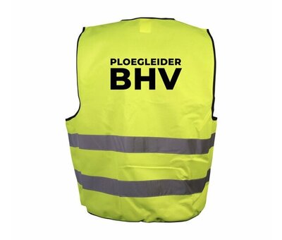 Arbowinkel Ploegleider BHV hesje geel