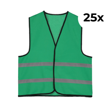 Arbowinkel 25-pack veiligheidshesje kinderen groen