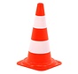 Verkeerskegel oranje wit