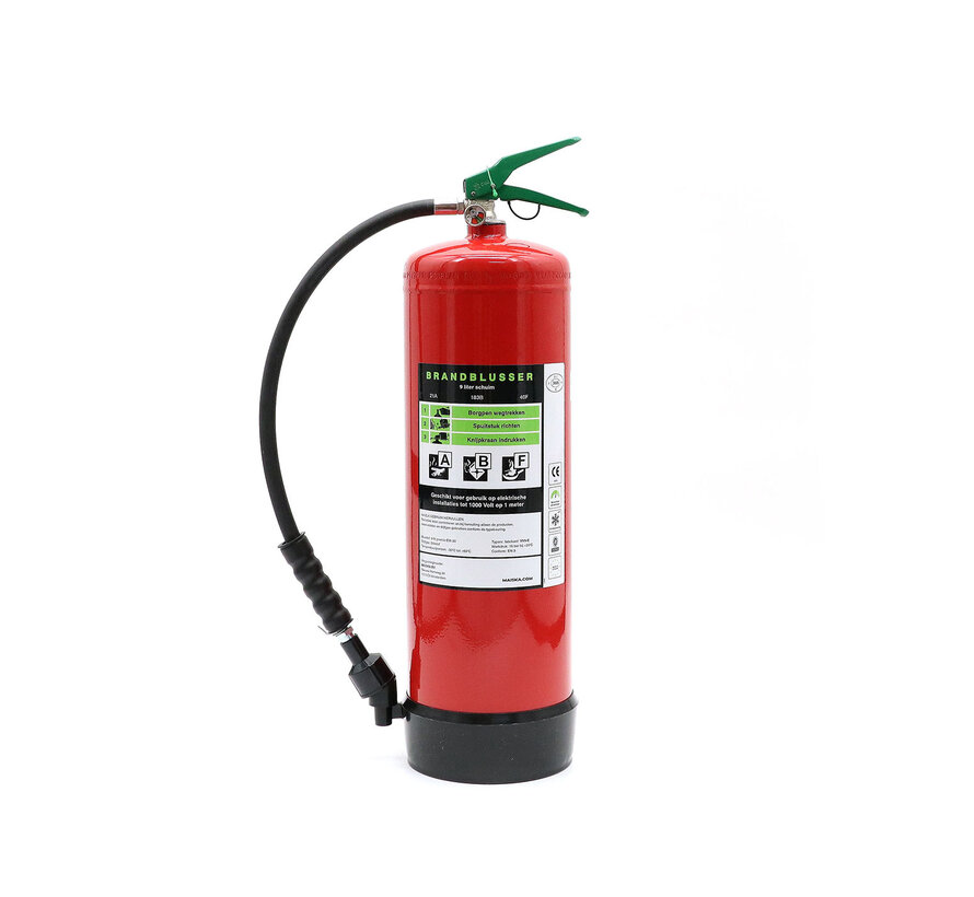 Schuimblusser Vetblusser 9 Liter vorstvrij