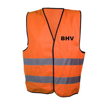 Arbowinkel Hesje oranje BHV opdruk voor/achter