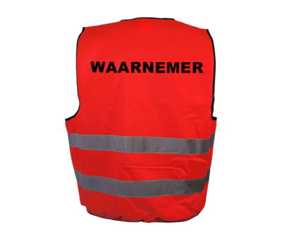 Arbowinkel Waarnemer hesje rood