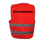 Waarnemer hesje rood